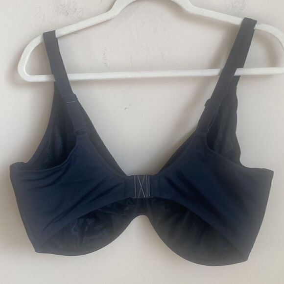 ElomiI Black Full Coverage Wired Bra 40L - Picture 5 of 7